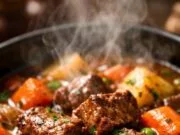 Crockpot Beef Stew With Carrots and Potatoes (Easy Slow Cooker Comfort Meal) Crockpot Beef Stew With Carrots and Potatoes Cover