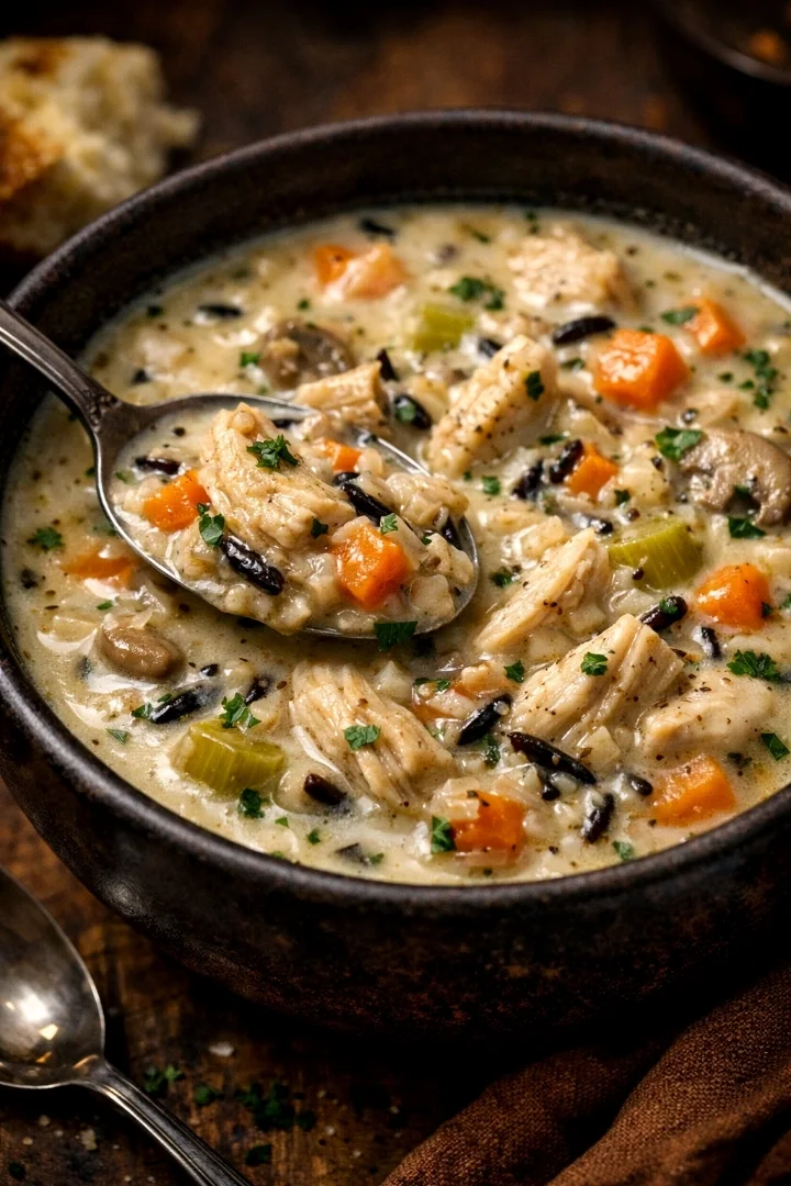 Creamy Chicken and Wild Rice Soup Recipe