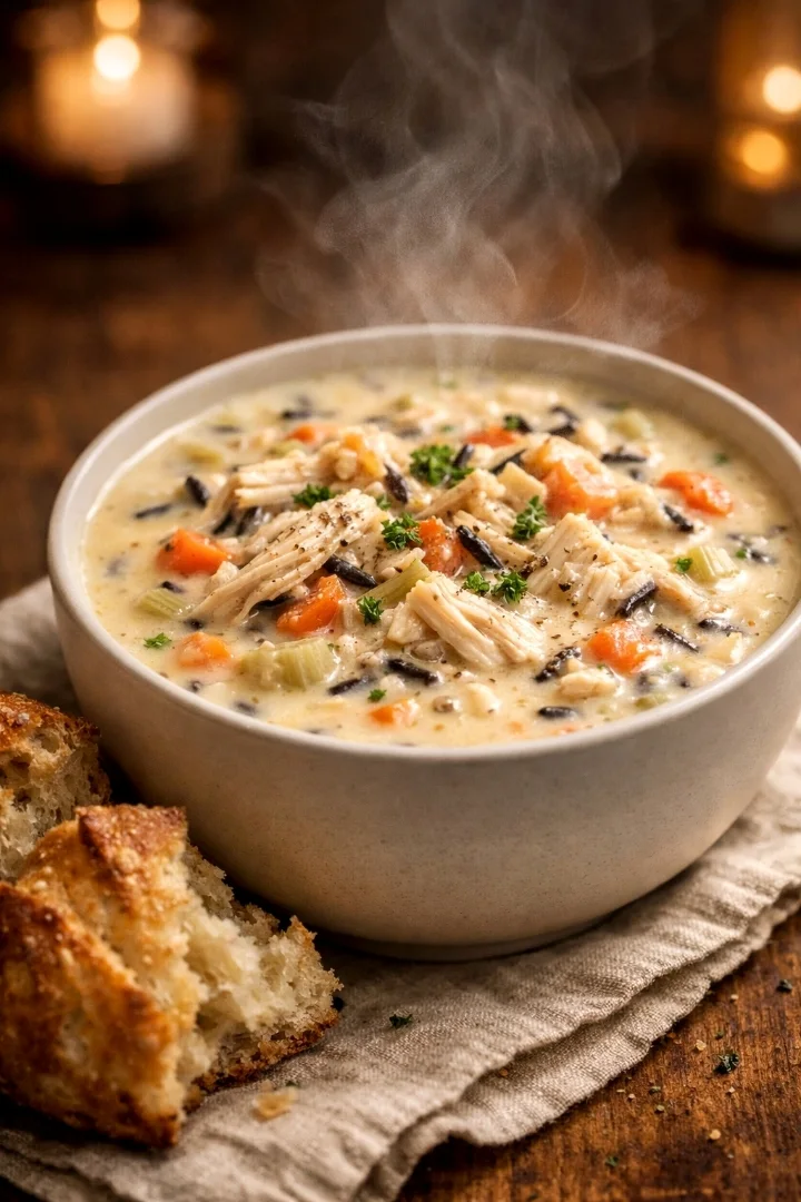 What to serve with Creamy Chicken and Wild Rice Soup