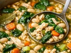 Chicken Soup with Spinach and White Beans Chicken Soup with Spinach and White Beans Cover