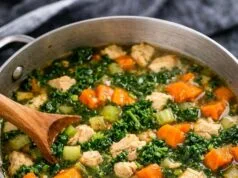 Chicken Soup with Kale and Sweet Potatoes Chicken Soup with Kale and Sweet Potatoes Cover