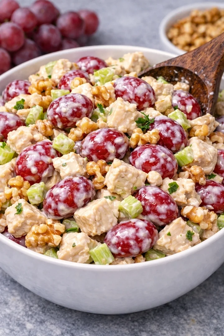 Chicken Salad with Grapes and Walnuts recipe 