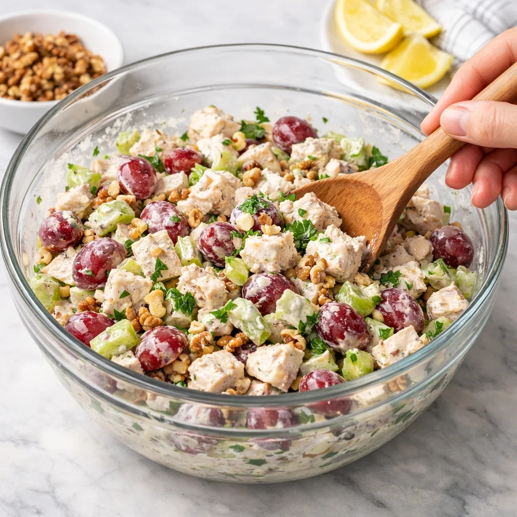 How to make Chicken Salad with Grapes and Walnuts