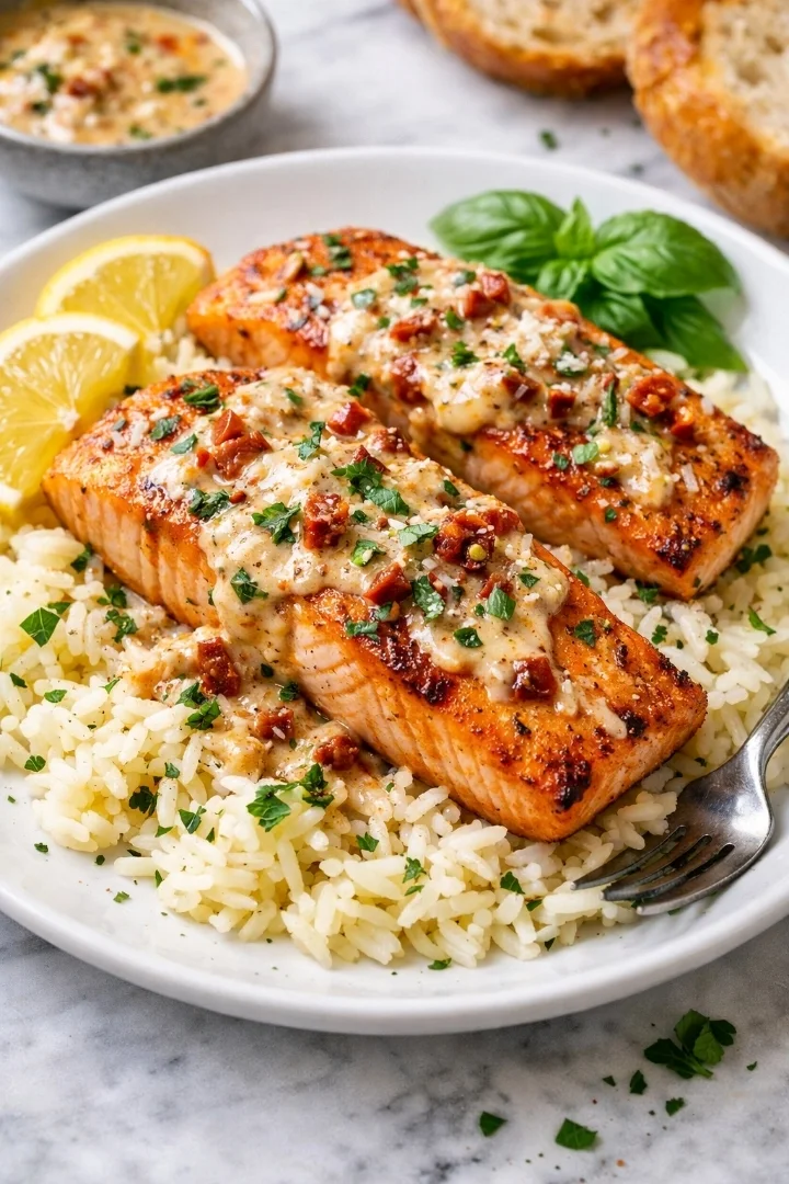 What to serve with Marry Me Salmon with Lemon Butter Rice