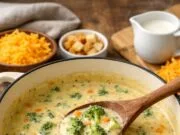 Creamy Broccoli Cheddar Soup Recipe Creamy Broccoli Cheddar Soup Recipe Cover